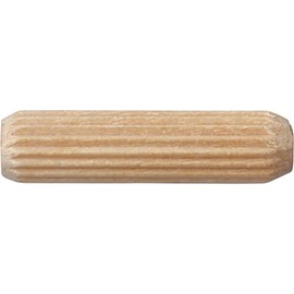 Wood Dowel Pins - Fluted - 1/4" Diameter (1/4" x 1", 100)