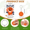 16 Pcs Basketball Gifts for Girls Basketball Keychains Bulk Basketball