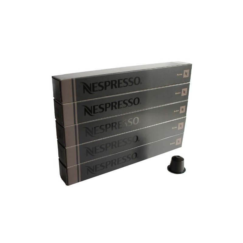 50 Roma Nespresso Capsules Espresso Lungo Nestle
