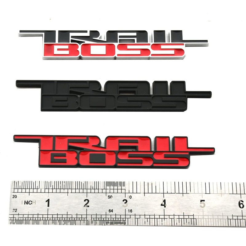 SSDD New 2019-2021 Trail Boss Grille Emblem 3D Badge Nameplate