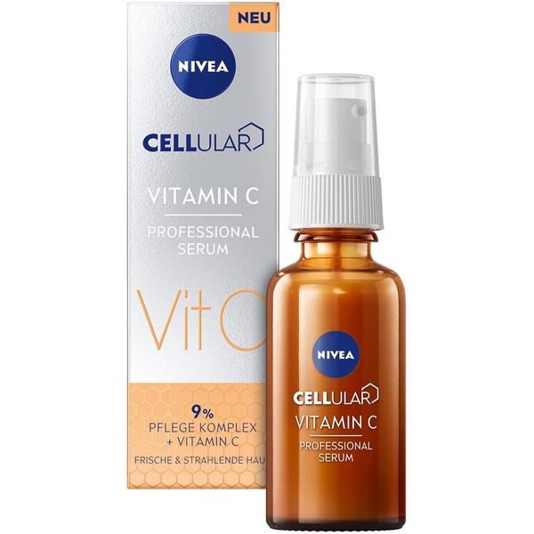 NIVEA Cellular Professional Serum Vitamin C (30 ml), Moisturising Vitamin