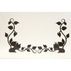 Design Specialties Fireplace Ivy Design Black Andiron