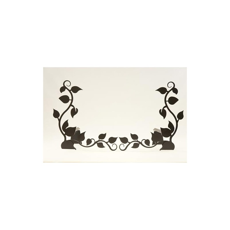 Design Specialties Fireplace Ivy Design Black Andiron
