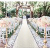 DUOBAO Aisle Runner for Wedding 15FTx2FT Sequins Indoor Outdoor Ceremonies