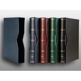 Prophila Protective Case for Slip-In Books Stamp Albums 60 Pages Blue, wine style