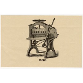 Letterpress and Printing Equipment Original Print | Press 283, Economic