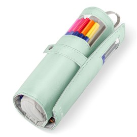 STAEDTLER Triplus Color 323 Felt Tip Pens 323, Triangular, Sturdy, Impression-proof Tip, Approx. 1 mm, Made of 97% Recyclate, Made in Germany, Set of 20 Brilliant Fibre-Tip Pens in a Rolling Case, 323