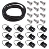 SING F LTD 25Pcs Kayak D Ring Buckle Fitting Kit