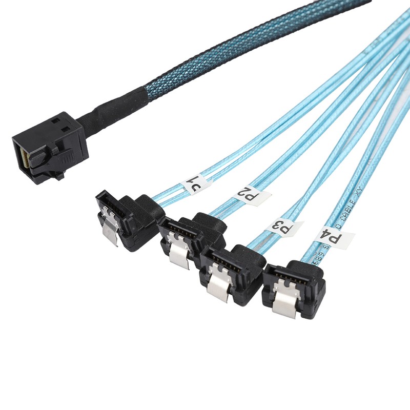 Mini SAS Interface HD 36P SFF-8643 to SATA 7Pinx4 Connector