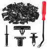 Nilight 60PCS Fender Flare Rocker Moulding Clip Assortment 68039280-AA, 55156429-AA,