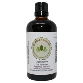 Lugols Iodine Solution 3% - 100ml - with Dropper Insert