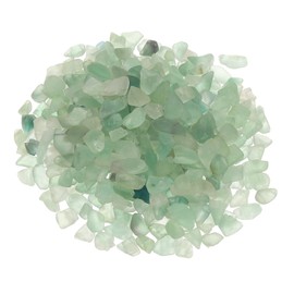 PATIKIL Tumbled Chips Stones, 1lb/500g Fluorite Tumbled Gravel Gemstone Crushed Stones Crystal Natural Rocks Bulk for Jewelry Making Crafts Vase Filler Plant Decor, Green Fluorite