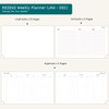 BEZEND Agenda 2026 Weekly and Monthly (9" x 5.5") Horizontal