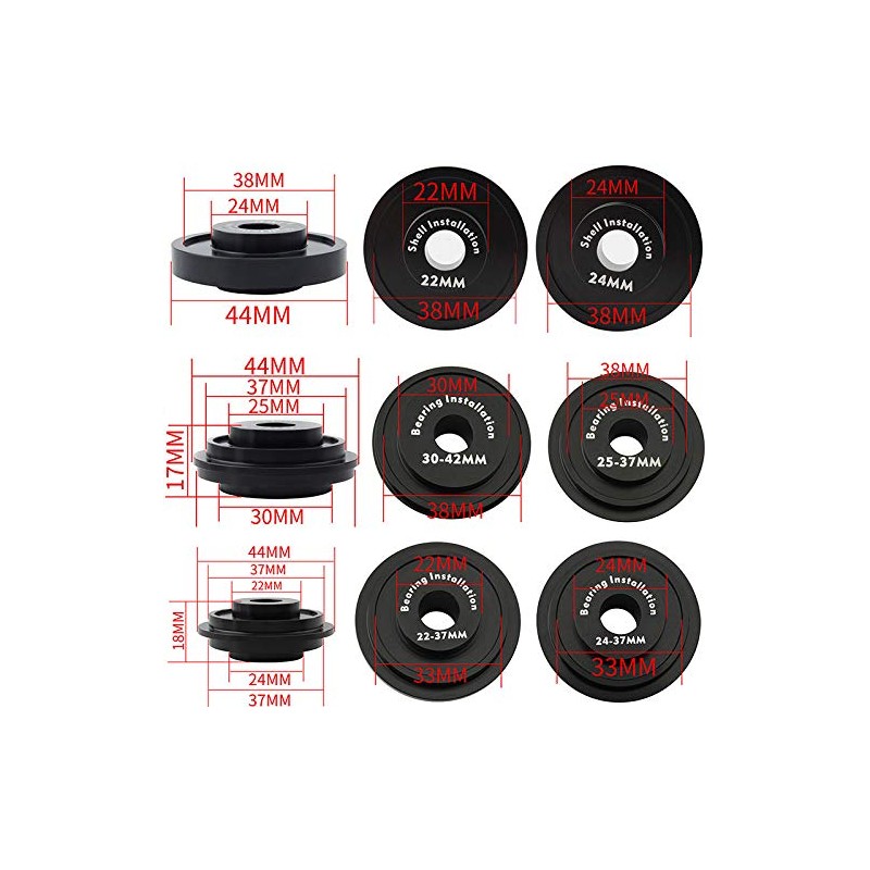 Professional Bicycle Bearing Press Kit Bike Bottom Bracket Install Removal