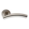 Carlisle Brass Curved 19mm Dia. Lever on Concealed Fix Sprung