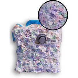 Fine High Density Shredded Memory Foam - Filler for Stuffing, Upholstery, Pillows, Crafts, Bean Bags, Chairs, Sofa, Pet & Dog Beds, and More - Made in USA (5 lbs)