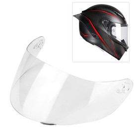 1 x Helmet Lens Visor, Motorcycle Wind Protection Helmet Lens Visor, Full Face Adjustment for FTF K1 K3 SV K5 K5-S (Transparency)