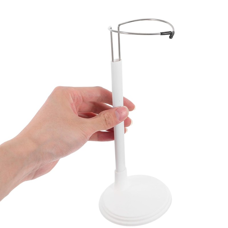 DOITOOL White Adjustable Doll Stands for 8 to 12 Inch
