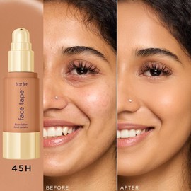 tarte face tape foundation - matte, waterproof, and gentle:_45H tan honey (tan skin with warm
