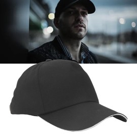 Cryfokt Caps Style Safety Hat, Adjustable Baseball Cap with ABS Bump Cap Insert, Lightweight, Breathable Work Hat in Black, Safety Helmets for Men