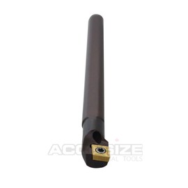 Accusize Industrial Tools 3/8'' by 4.33'' Right-Hand Sclcr Coolant Through Indexable Boring Bar with Ccmt Insert 21.51, 2800-0035