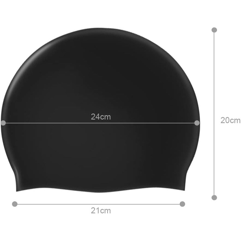 1Pcs Swim Cap, Swimming Cap Man Women, Pure Color Nylon