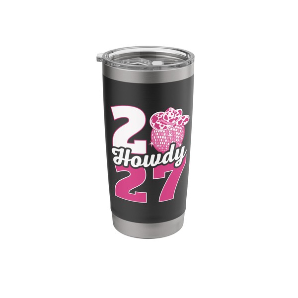 New Years Eve 2027 Countdown Party Howdy 2027 Matching Stainless