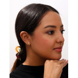 AGWOLF Gold Earrings for Women Trendy,14K Gold/Silver Plated Stud Plated Earrings Dainty Earrings Simple Minimalist Cubic Zirconia Diamond Hypoallergenic Small Gold Earrings for Women Jewelry Gifts