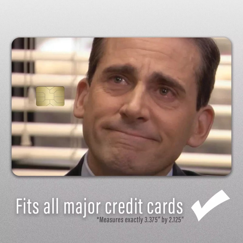 KCD 3 Pack Credit Card Skin Office Michael Funny Meme