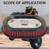 ANNX Replacement Air Filter Red Element FIt For Harley M8