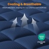 MATBEBY Full Size Mattress Pad - Cooling Breathable Mattress Topper,