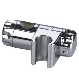 Universal Shower Head Holder Chrome-Plated Shower Head Slider Holder 25 mm Holder Shower Holder Removable Hand Shower for Shower Rail Adjustable Hand Shower Holder for Attachment