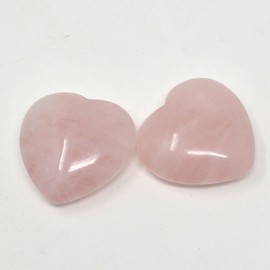 (isui) yishui Heart Rose Quartz Natural Stone Power Stone 3 cm 4.5 cm Love Luck Relationship Feng Shui Figurine