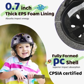 Vvinca Kids/Toddler Bike Helmet to Children 1/2/3/4/5/6/7/8 Years Old, Kids Helmets Ages 3-5/5-8,Kids Helmets for Youth Boys and Girls