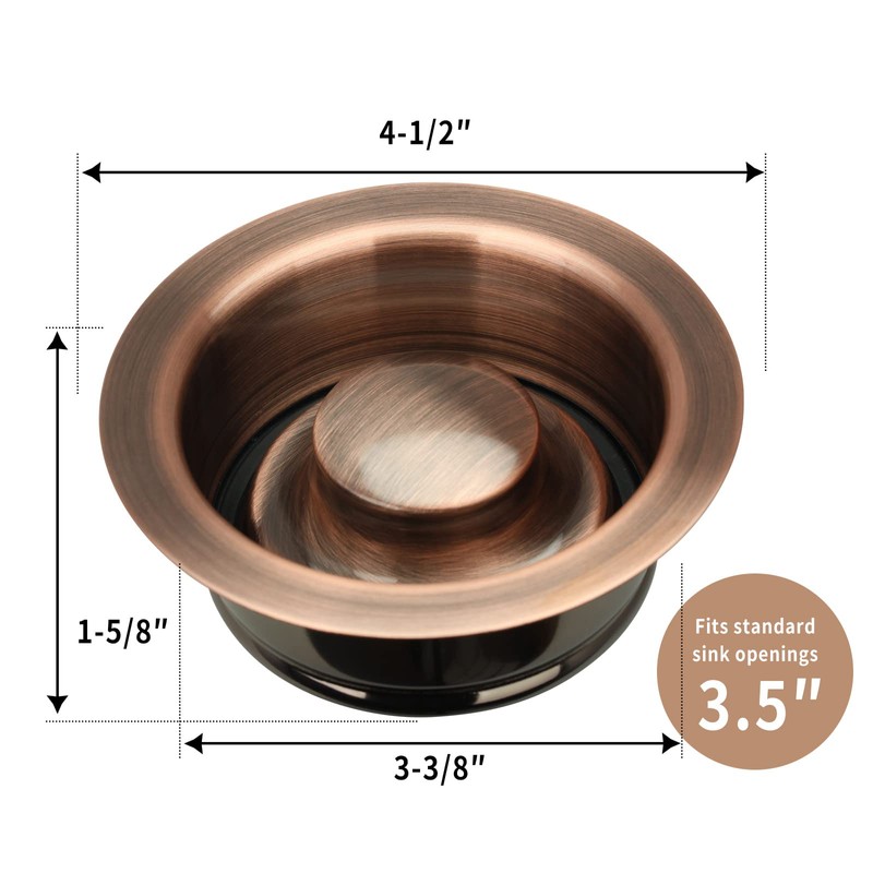 Strainer Drain for Kitchen Garbage Disposal-Match with Akicon Faucet (Antique