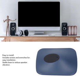 Desktop Speaker Stand for KEF LSX IIHiFi Speaker,Metal Non-slip Speaker Stand,Vibration Reduction Desktop Mount Holder for KEF LSX IIHiFi Speaker (Blue)