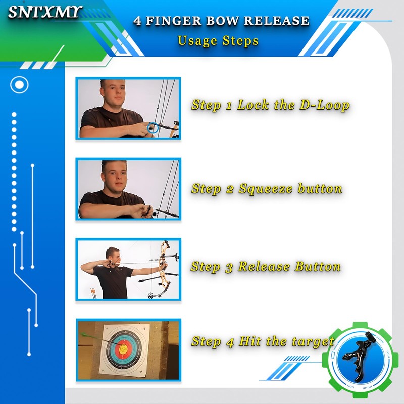 Bow Release for Compound Bow, Archery Release Trigger, Compound Bow