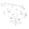 OAUTOO 25PCS Trim Panel Retainer Clip 68139270AA for Jeep Cherokee,