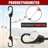 Akicderu Elastic Straps with Hooks, Heavy Duty Expander with Hooks,