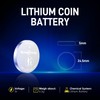 Blinkspower CR2450 Lithium 3V Coin Battery, 6 Pack 2450 Battery,