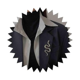 Erimberate Vintage Snake Brooch Silver Serpent Brooch Pin Metal Snake Pin Brooch Retro Viper Serpent Brooch Pin Wedding Lapel Pin Banquet Badge Pins Jewelry for Women and Girls Gifts