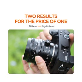 TTARTISAN Tilt APS-C 35mm f/1.4 Lens for Canon RF Mount Manual Focus Tilt Lens EOS R RP R5 R5C R6 R6 Mark II R3 R8 R7 R10 R50 R100