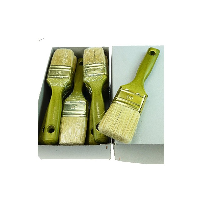 ROTIX -9172 6 x Flat Paint Brushes 9th Thickness Professional