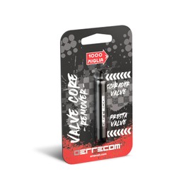 Errecom 1000 Miglia Valve Core Remover, Presta and Schrader Valve Core Removal Tool for Bicycle