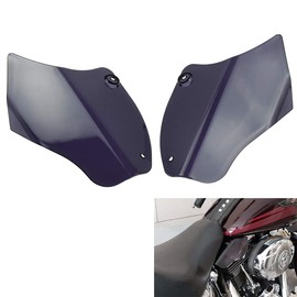 HDBUBALUS Motorcycle Air Heat Deflector Reflective Saddle Shields Fit for Softail 2000-2017