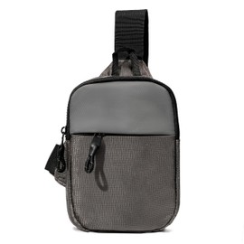 REMUMULUS Women Men Nylon Sling Bag Crossbody Bag Travel Pocket Portable Hiking Backpack