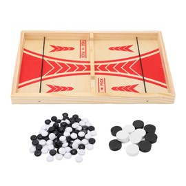 Small Size Foosball Two in One Playing Chess Parent Child Interaction Wooden Hockey Board Game