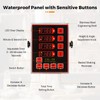 BEAMNOVA 4 Channel Digital Kitchen Timer Cooking Loud Alarm Stainless
