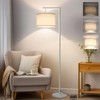 Boncoo Floor Lamps White Floor Lamp for Bedroom, LED Dimmable