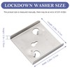 1734 Lockdown Washer Replacement for Crathco Beverage Dispenser Parts, Compatible